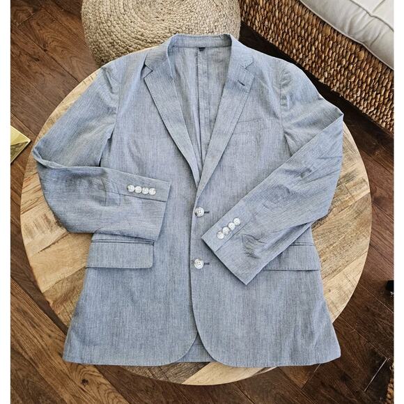 J. Crew Ludlow Slim Fit Unstructured Suit Jacket Men's Size 36 Stretch - Picture 1 of 10